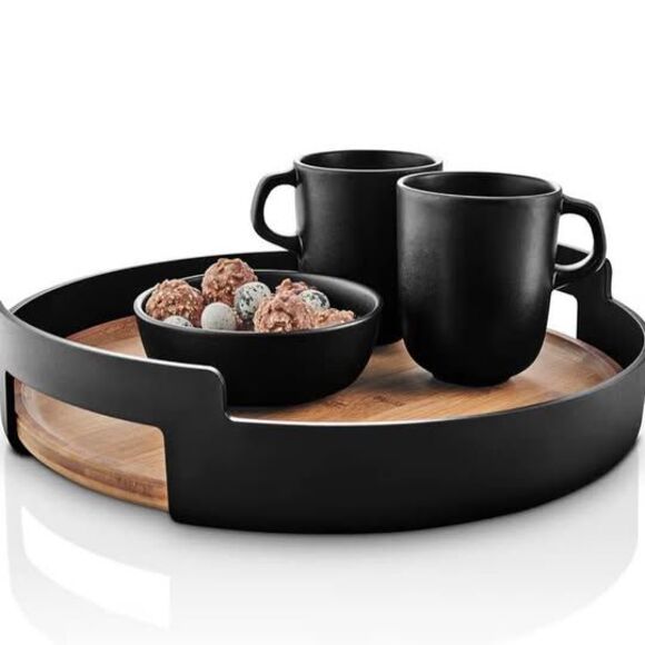 Eva Solo | Nordic Kitchen Serving Tray | Circular 13.54x13.65x3.12" - Picture 3 of 5